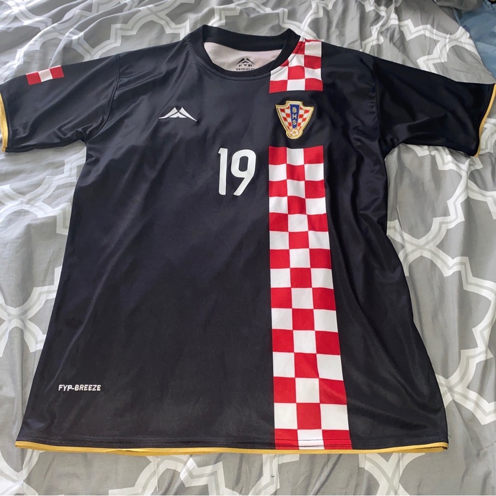 Croatia National Team Soccer Jersey Men Size M